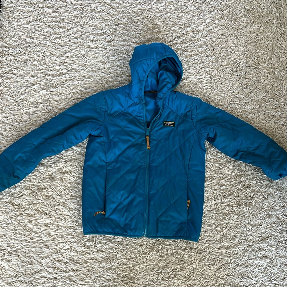 LL Bean Kids Reversible Jacket, size 8